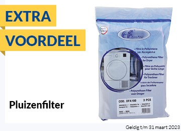Droger filters Extra voordeel